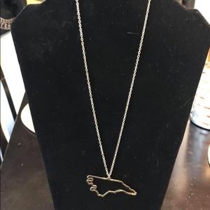 NC gold necklace